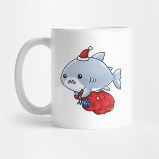 Christmas Santa Shark Mug